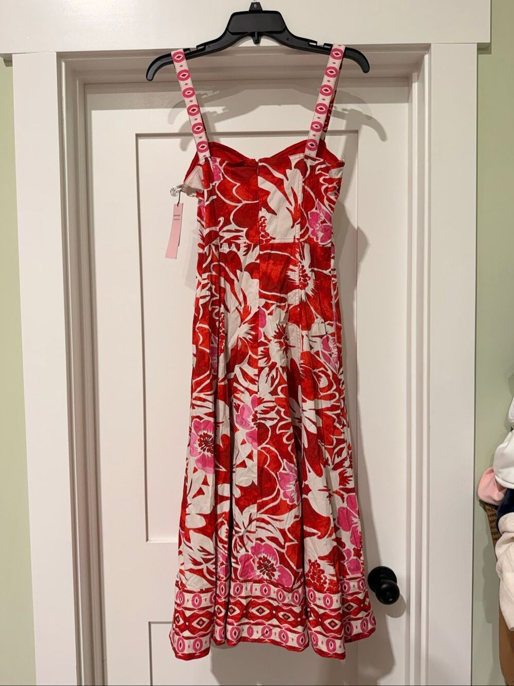 Avec Les Filles Polynesian Floral Midi Sun Dress Poppy Lilly 4 - Picture 3 of 4